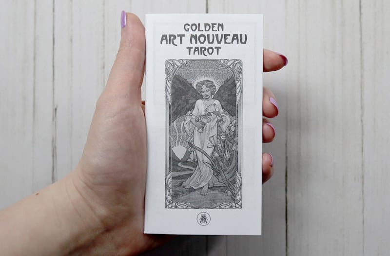 gouden art nouveau tarot deck