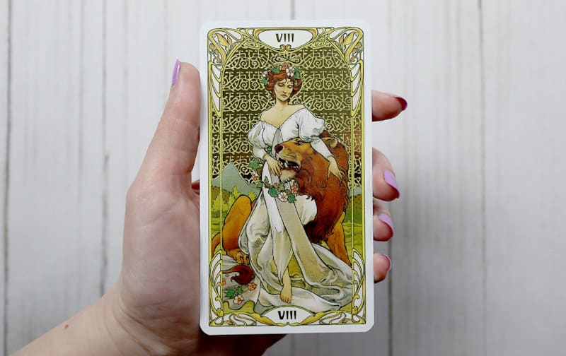 gouden art nouveau tarot