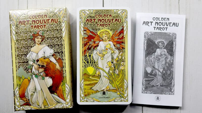 gouden art nouveau tarot deck review