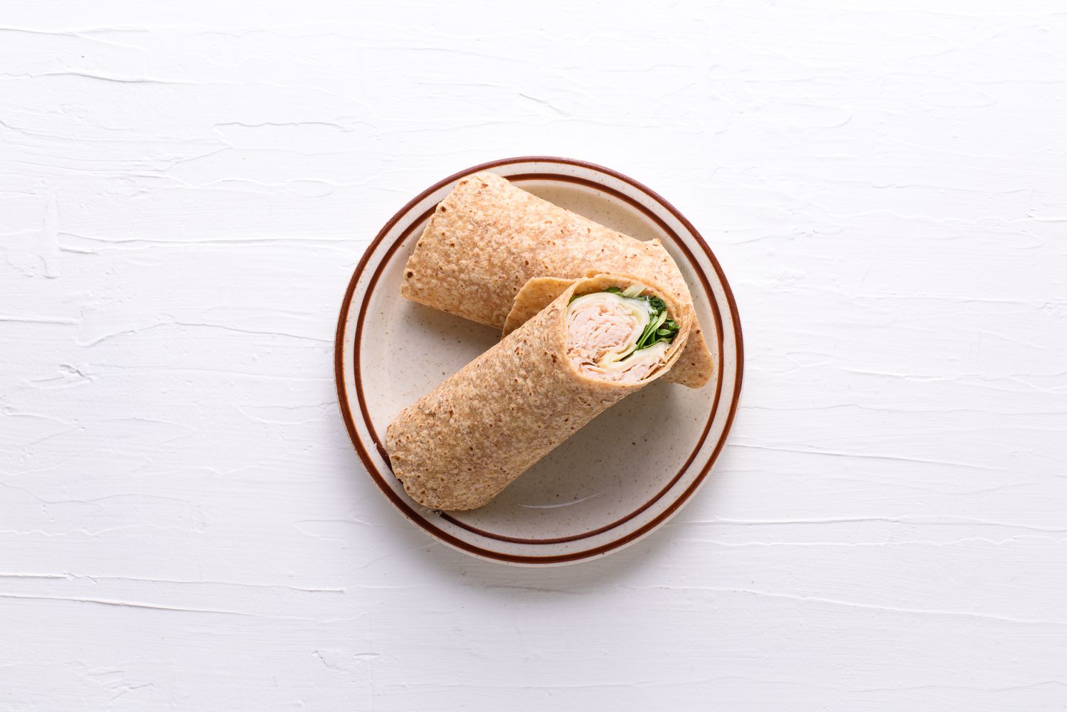 Kalkoen wrap sandwich